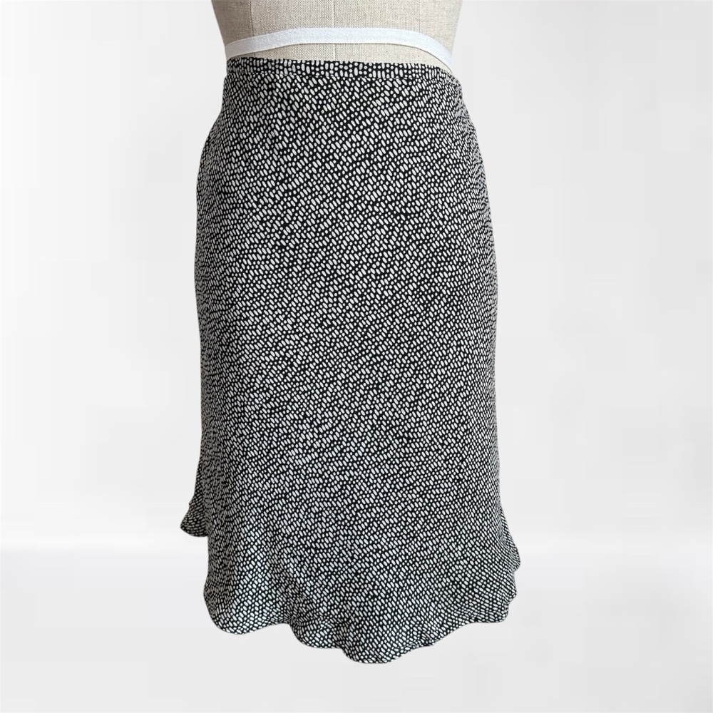 Ann Taylor Silk Printed A-Line Skirt